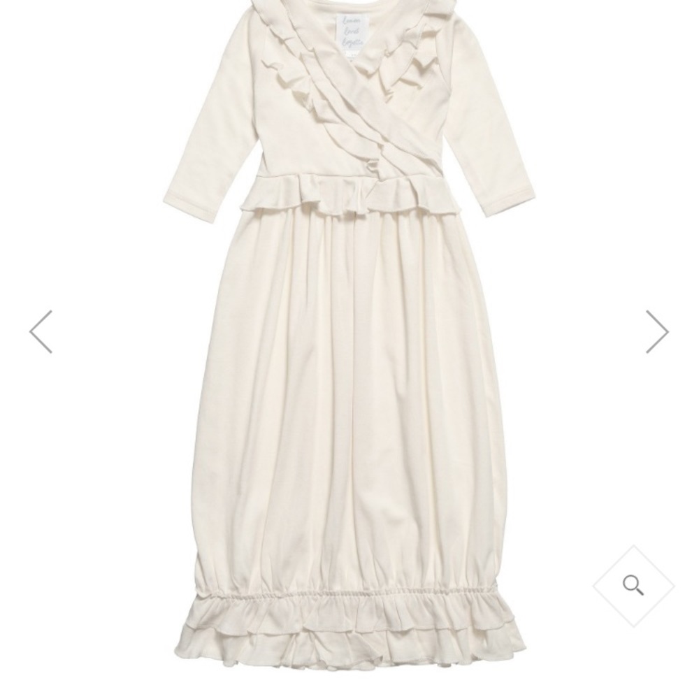 Lemon Loves Layette Pima cotton gown